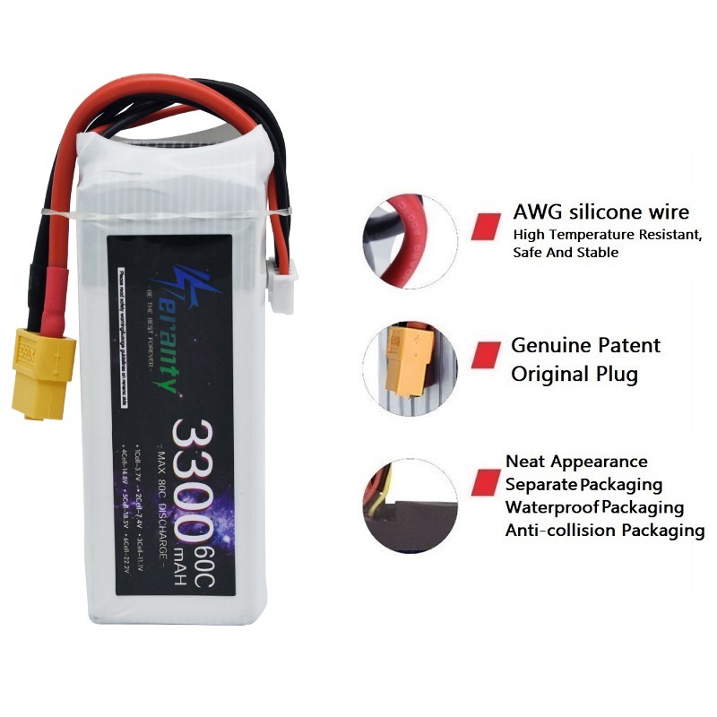 LiPo Akku 4S 3300mAh 60C 14,8V – Drone Battery Lipo Bewertung und Preis