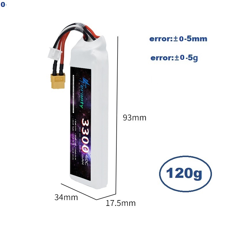 2S 7,4 V LiPo Batterie 3300mAh – Drone Battery 3S Bewertung und Preis