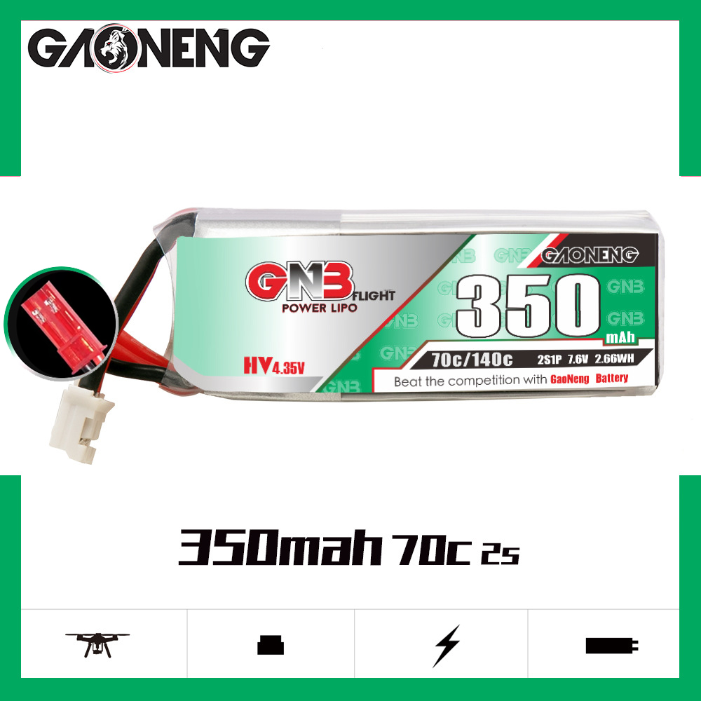 GAONENG GNB 2S 7,6V 350mAh 70C – Drone Battery Lipo Bewertung und Preis